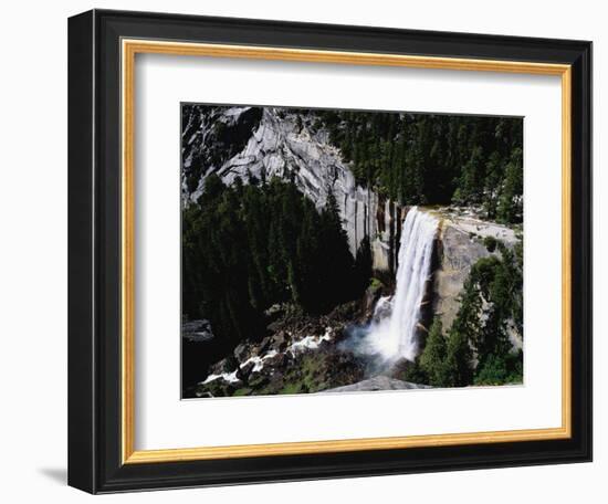 View from the Top of Vernal Falls-Gerald French-Framed Photographic Print