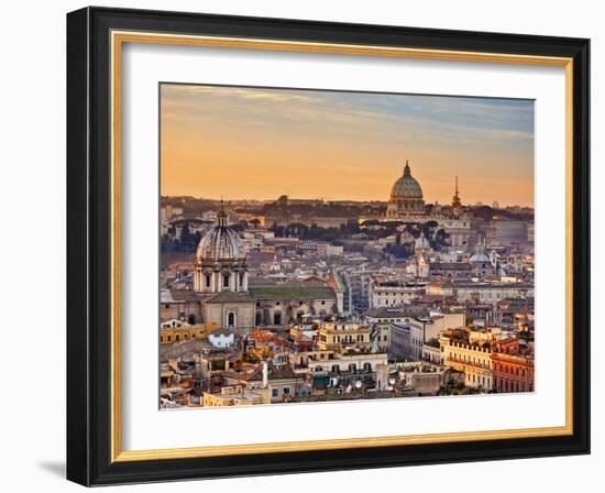 View from the Top of Vittoriano, Rome, Lazio, Italy, Europe-Francesco Iacobelli-Framed Photographic Print