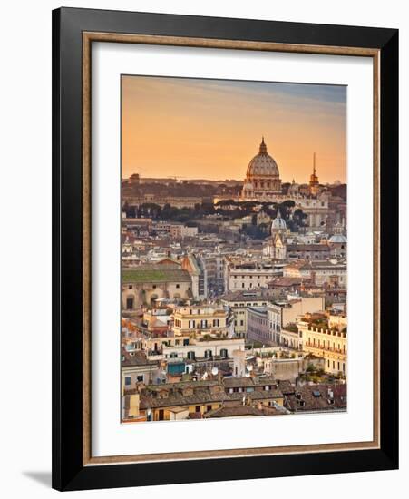 View from the Top of Vittoriano, Rome, Lazio, Italy, Europe-Francesco Iacobelli-Framed Photographic Print