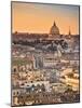 View from the Top of Vittoriano, Rome, Lazio, Italy, Europe-Francesco Iacobelli-Mounted Photographic Print