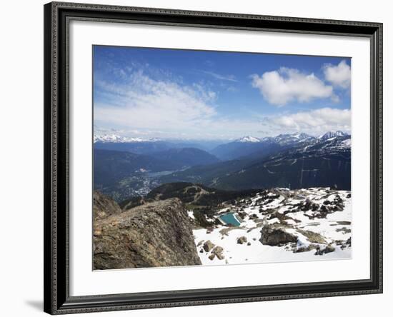 View from the Top of Whistler Mountain, Whistler, British Columbia, Canada, North America-Martin Child-Framed Photographic Print