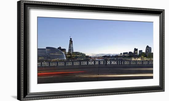 View from the Tower Bridge, More London, Office of the Greater London Authority-Axel Schmies-Framed Photographic Print