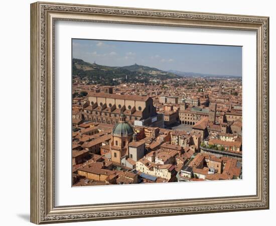 View from the Two Towers of Piazza Di Porta Ravegnana, Bologna, Emilia Romagna, Italy, Europe-Frank Fell-Framed Photographic Print