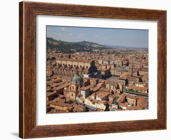 View from the Two Towers of Piazza Di Porta Ravegnana, Bologna, Emilia Romagna, Italy, Europe-Frank Fell-Framed Photographic Print