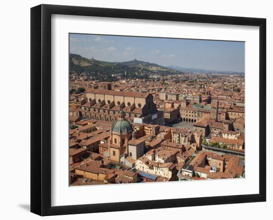 View from the Two Towers of Piazza Di Porta Ravegnana, Bologna, Emilia Romagna, Italy, Europe-Frank Fell-Framed Photographic Print