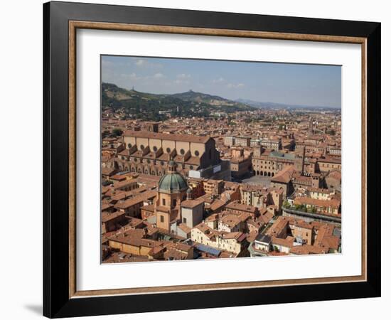 View from the Two Towers of Piazza Di Porta Ravegnana, Bologna, Emilia Romagna, Italy, Europe-Frank Fell-Framed Photographic Print