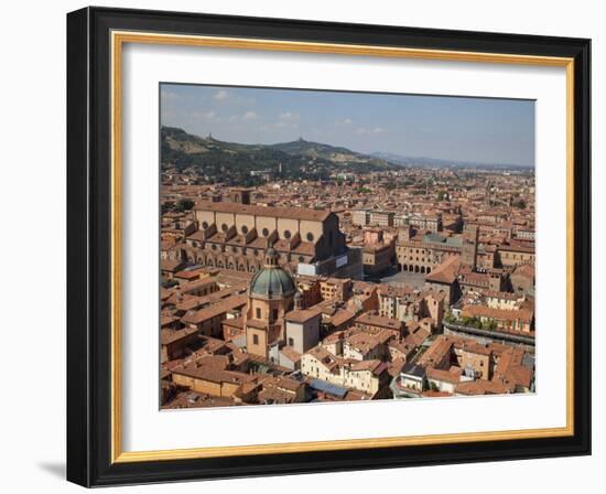 View from the Two Towers of Piazza Di Porta Ravegnana, Bologna, Emilia Romagna, Italy, Europe-Frank Fell-Framed Photographic Print