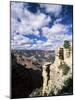 View from the Upper Section of the Bright Angel Trail, Beneath the South Rim, Arizona, USA-Ruth Tomlinson-Mounted Photographic Print