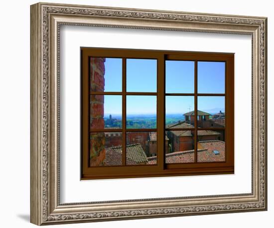 View from the Window at Siena, Tuscany-Anna Siena-Framed Giclee Print