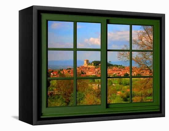 View from the Window at Tuscany-Anna Siena-Framed Premier Image Canvas