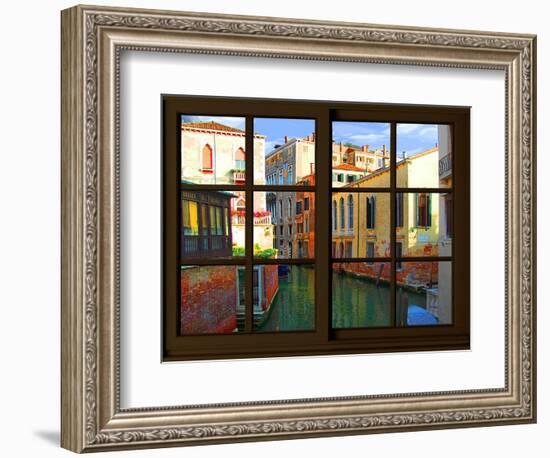 View from the Window at Venice-Anna Siena-Framed Giclee Print