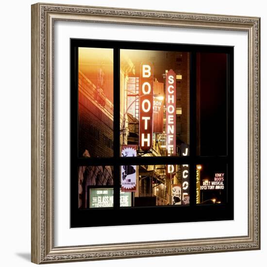 View from the Window - Broadway Theaters-Philippe Hugonnard-Framed Photographic Print