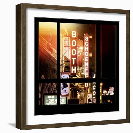 View from the Window - Broadway Theaters-Philippe Hugonnard-Framed Photographic Print