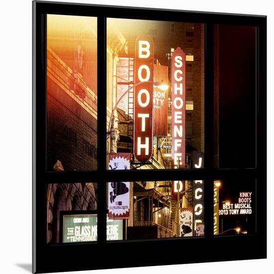 View from the Window - Broadway Theaters-Philippe Hugonnard-Mounted Photographic Print