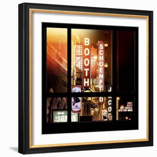 View from the Window - Broadway Theaters-Philippe Hugonnard-Framed Photographic Print