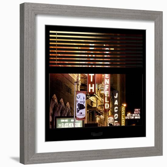 View from the Window - Broadway Theaters-Philippe Hugonnard-Framed Photographic Print