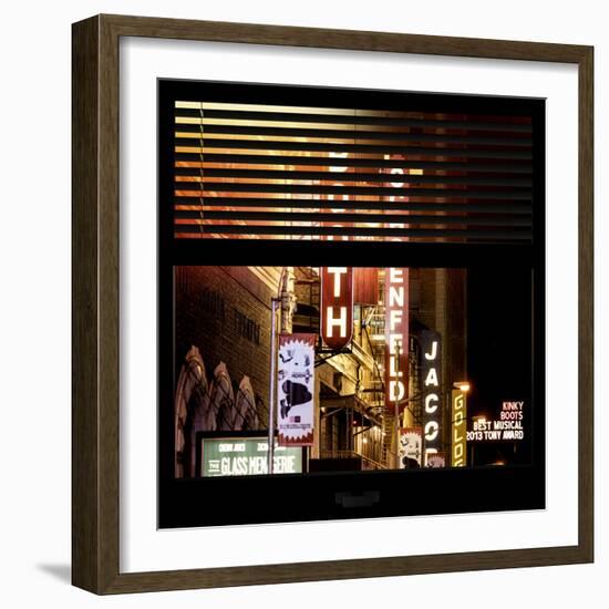 View from the Window - Broadway Theaters-Philippe Hugonnard-Framed Photographic Print