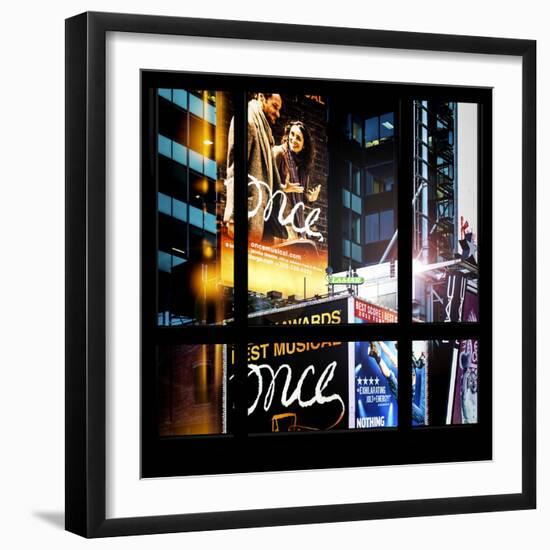 View from the Window - Broadway Theaters-Philippe Hugonnard-Framed Photographic Print