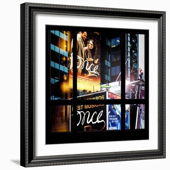 View from the Window - Broadway Theaters-Philippe Hugonnard-Framed Photographic Print