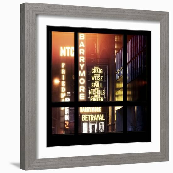 View from the Window - Broadway-Philippe Hugonnard-Framed Photographic Print