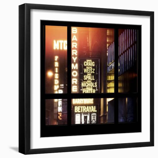 View from the Window - Broadway-Philippe Hugonnard-Framed Photographic Print