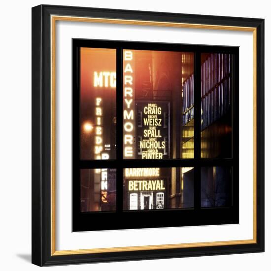 View from the Window - Broadway-Philippe Hugonnard-Framed Photographic Print