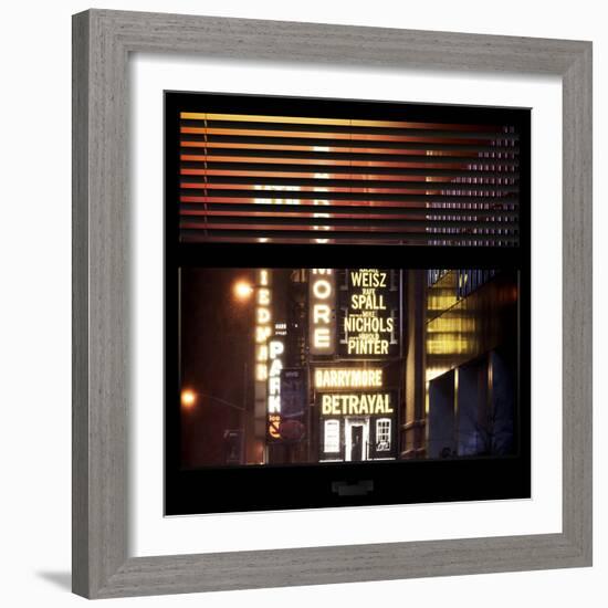 View from the Window - Broadway-Philippe Hugonnard-Framed Photographic Print