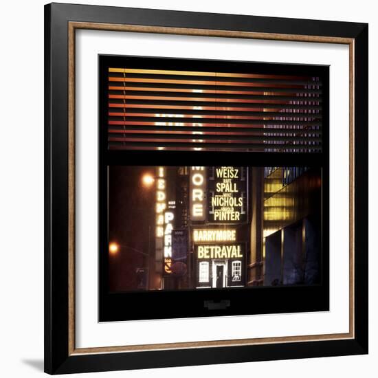 View from the Window - Broadway-Philippe Hugonnard-Framed Photographic Print