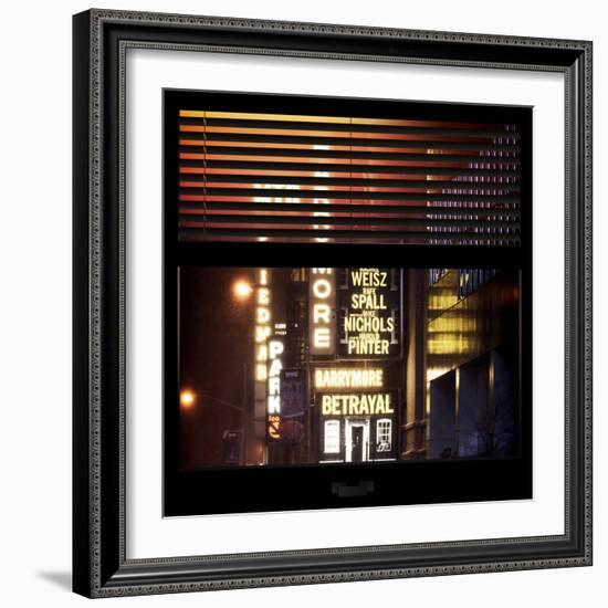 View from the Window - Broadway-Philippe Hugonnard-Framed Photographic Print