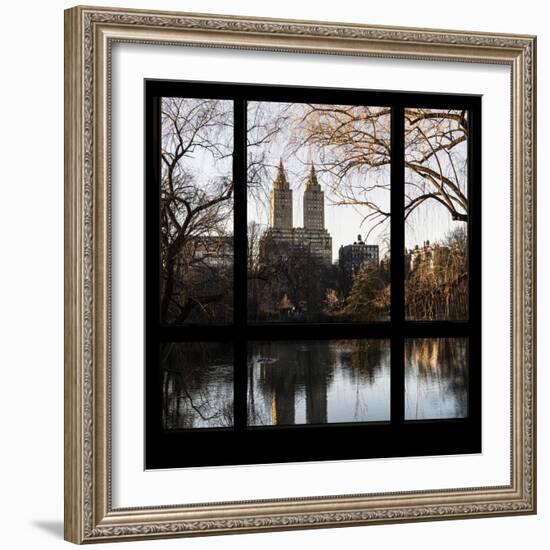 View from the Window - Central Park in Autumn-Philippe Hugonnard-Framed Photographic Print