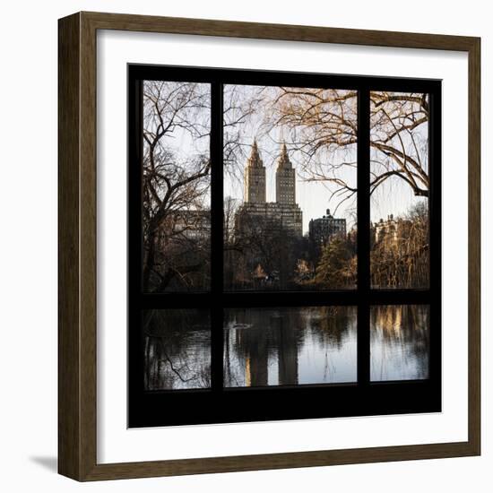 View from the Window - Central Park in Autumn-Philippe Hugonnard-Framed Photographic Print