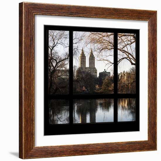 View from the Window - Central Park in Autumn-Philippe Hugonnard-Framed Photographic Print