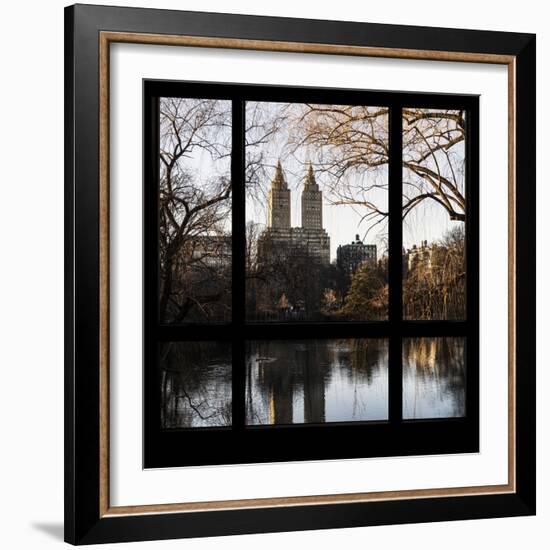 View from the Window - Central Park in Autumn-Philippe Hugonnard-Framed Photographic Print