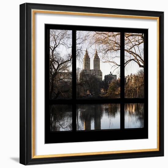 View from the Window - Central Park in Autumn-Philippe Hugonnard-Framed Photographic Print