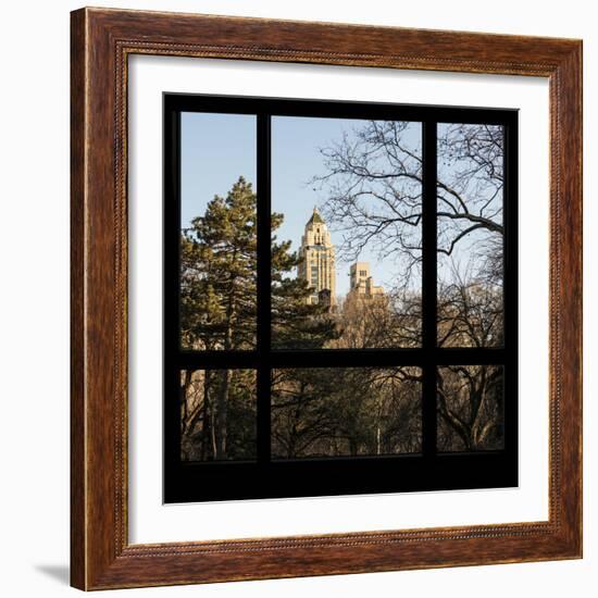 View from the Window - Central Park in Autumn-Philippe Hugonnard-Framed Photographic Print