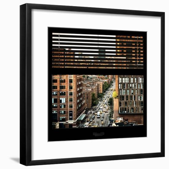 View from the Window - Chelsea Buildings - Manhattan-Philippe Hugonnard-Framed Photographic Print