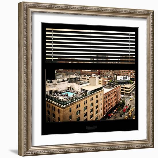 View from the Window - Chelsea Buildings - Manhattan-Philippe Hugonnard-Framed Photographic Print