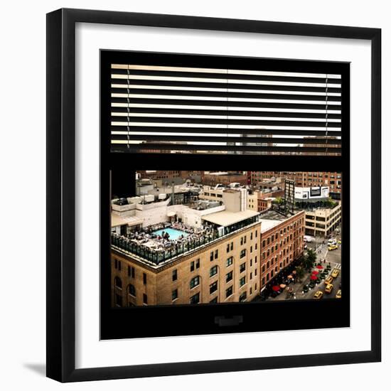 View from the Window - Chelsea Buildings - Manhattan-Philippe Hugonnard-Framed Photographic Print