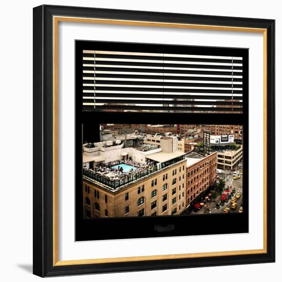 View from the Window - Chelsea Buildings - Manhattan-Philippe Hugonnard-Framed Photographic Print