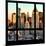 View from the Window - Hell's Kitchen at Sunset - Manhattan-Philippe Hugonnard-Mounted Photographic Print