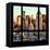 View from the Window - Hell's Kitchen at Sunset - Manhattan-Philippe Hugonnard-Framed Premier Image Canvas