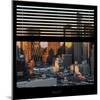 View from the Window - Hell's Kitchen at Sunset - Manhattan-Philippe Hugonnard-Mounted Photographic Print