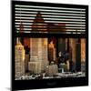 View from the Window - Hell's Kitchen at Sunset - Manhattan-Philippe Hugonnard-Mounted Photographic Print