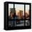 View from the Window - Hell's Kitchen at Sunset - Manhattan-Philippe Hugonnard-Framed Premier Image Canvas