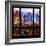 View from the Window - Hell's Kitchen Night - Manhattan-Philippe Hugonnard-Framed Photographic Print