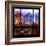 View from the Window - Hell's Kitchen Night - Manhattan-Philippe Hugonnard-Framed Photographic Print