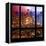 View from the Window - Hell's Kitchen Night - Manhattan-Philippe Hugonnard-Framed Premier Image Canvas