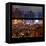 View from the Window - Hell's Kitchen Night - Manhattan-Philippe Hugonnard-Framed Premier Image Canvas