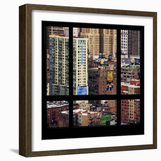 View from the Window - Hell's Kitchen - NYC-Philippe Hugonnard-Framed Photographic Print