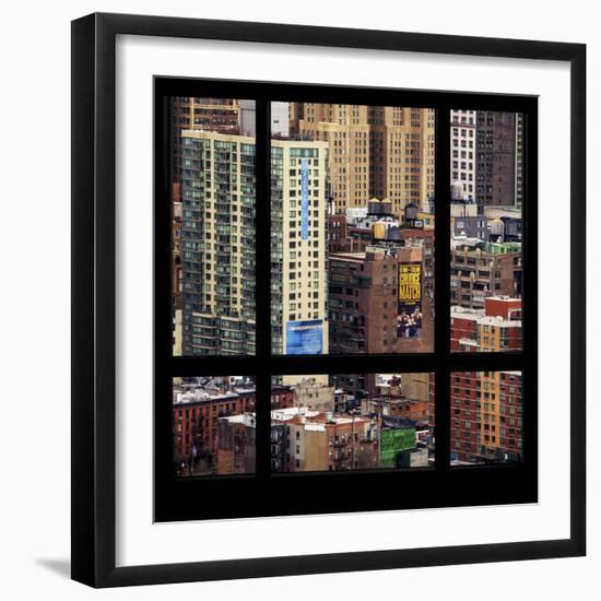 View from the Window - Hell's Kitchen - NYC-Philippe Hugonnard-Framed Photographic Print